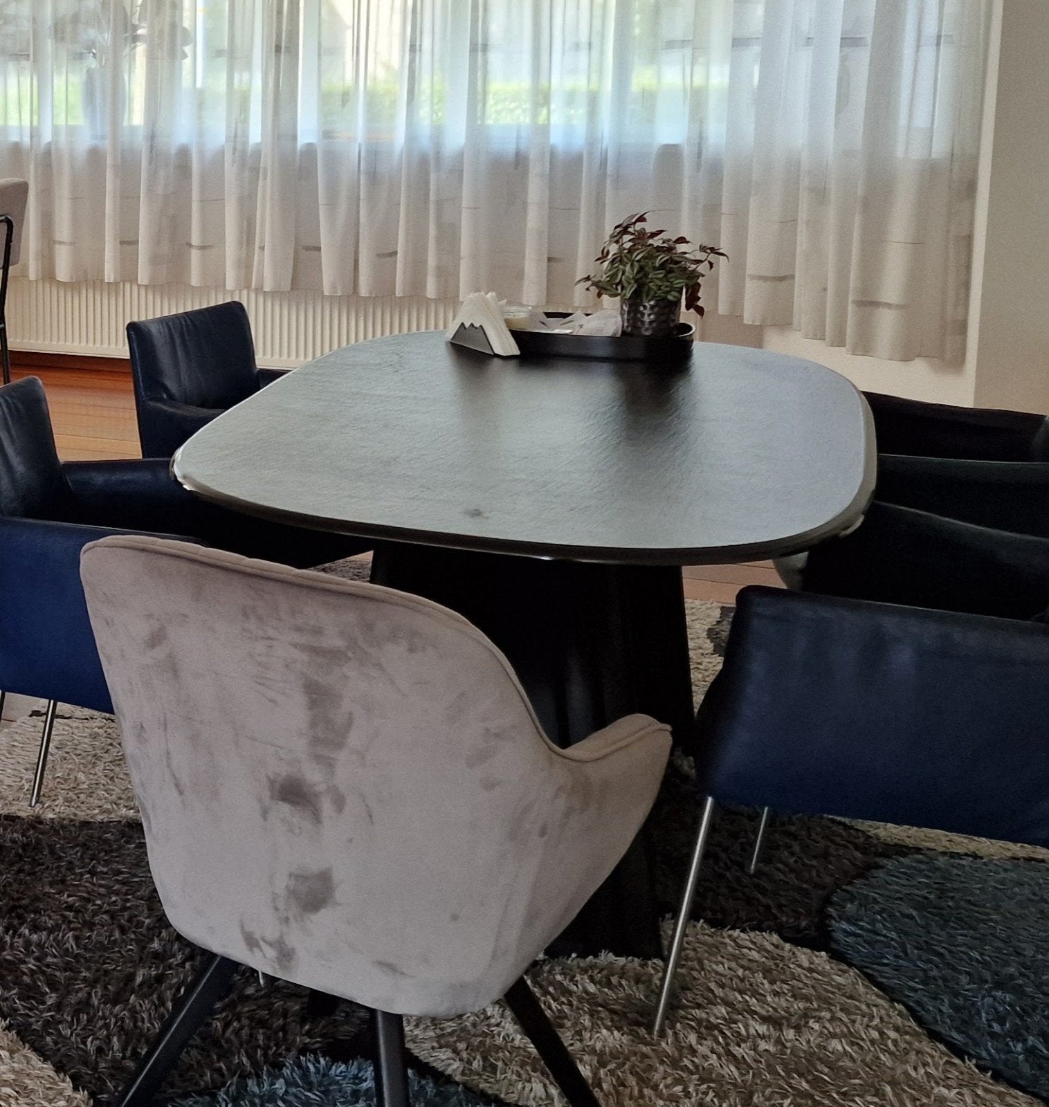 STENEN EETTAFEL, Ophalen, Overige materialen, Gebruikt, 100 tot 150 cm