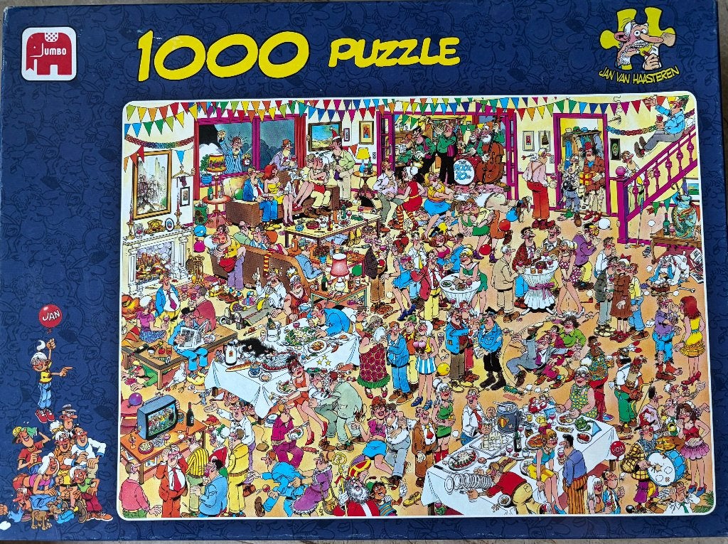 Jan van Haasteren 1000, Ophalen of Verzenden, 500 t/m 1500 stukjes, Zo goed als nieuw, Legpuzzel