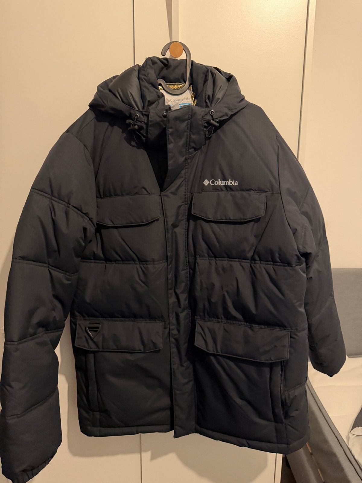 Columbia Puffer Jacket Zwart - Maat S, Ophalen of Verzenden, Zo goed als nieuw, Maat 46 (S) of kleiner, Zwart