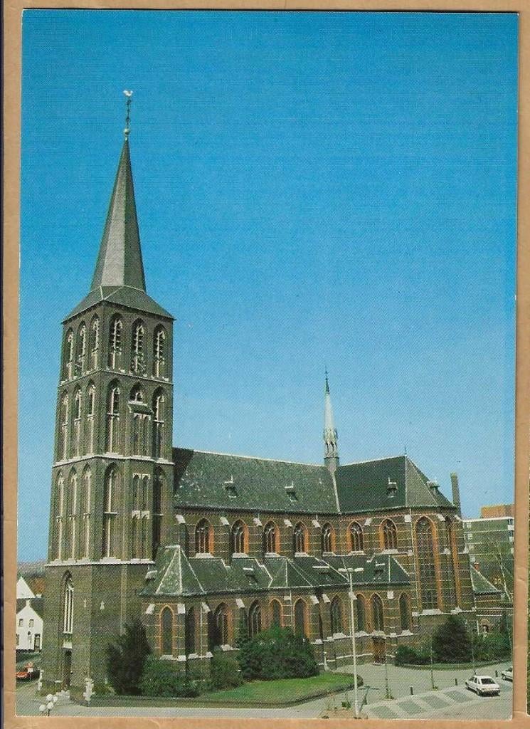 Ansichtkaart. St. Martinuskerk te Tegelen. SIG. PAROCHIA ST., Verzamelen, Ansichtkaarten | Nederland, Ophalen of Verzenden, 1960 tot 1980