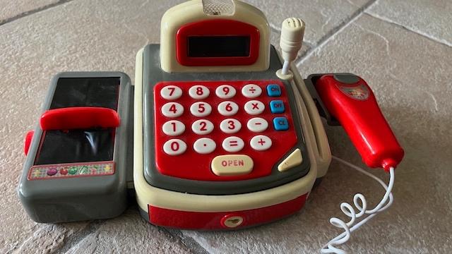 Kinder kassa werkt op batterijen, met licht en geluid., Ophalen of Verzenden, Gebruikt