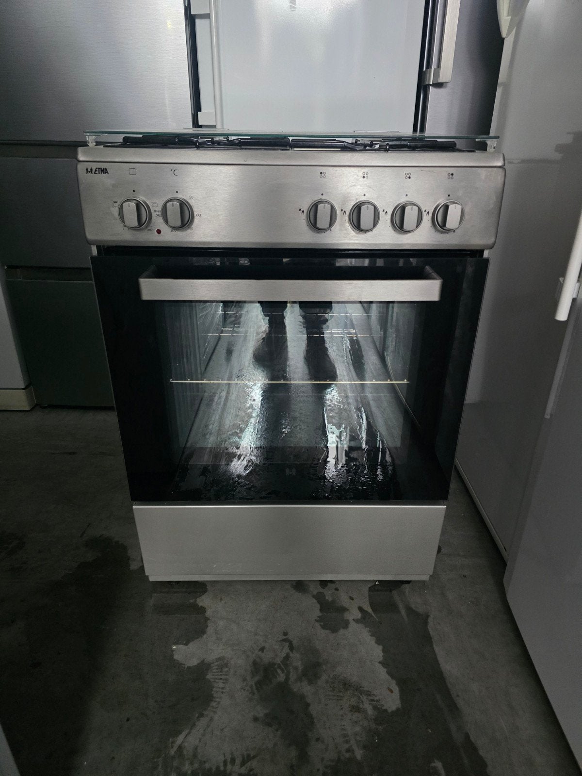 Keurig ETNA RVS gasfornuis met elektrische oven! Garantie!✅️