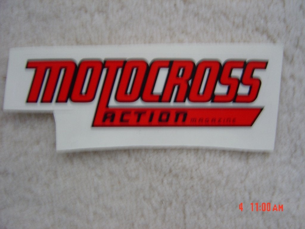 Motocross Action Dunlop motorstickers Ogio EA sports, Ophalen of Verzenden