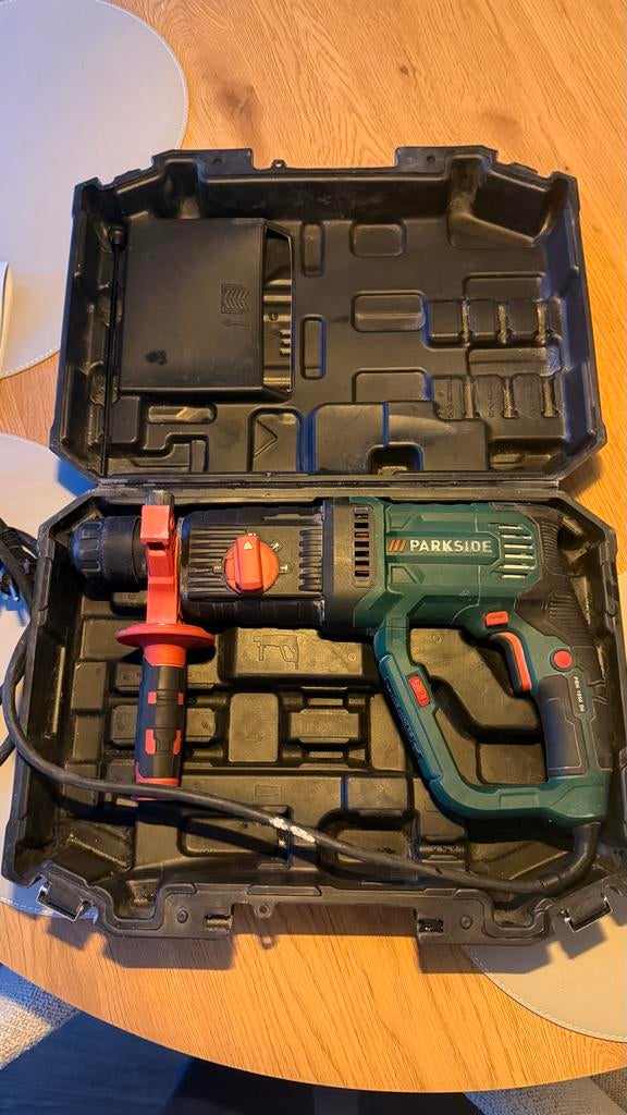 Parkside PBH 1050 D4 Boorhamer - Krachtig en Compleet, Ophalen of Verzenden, Zo goed als nieuw