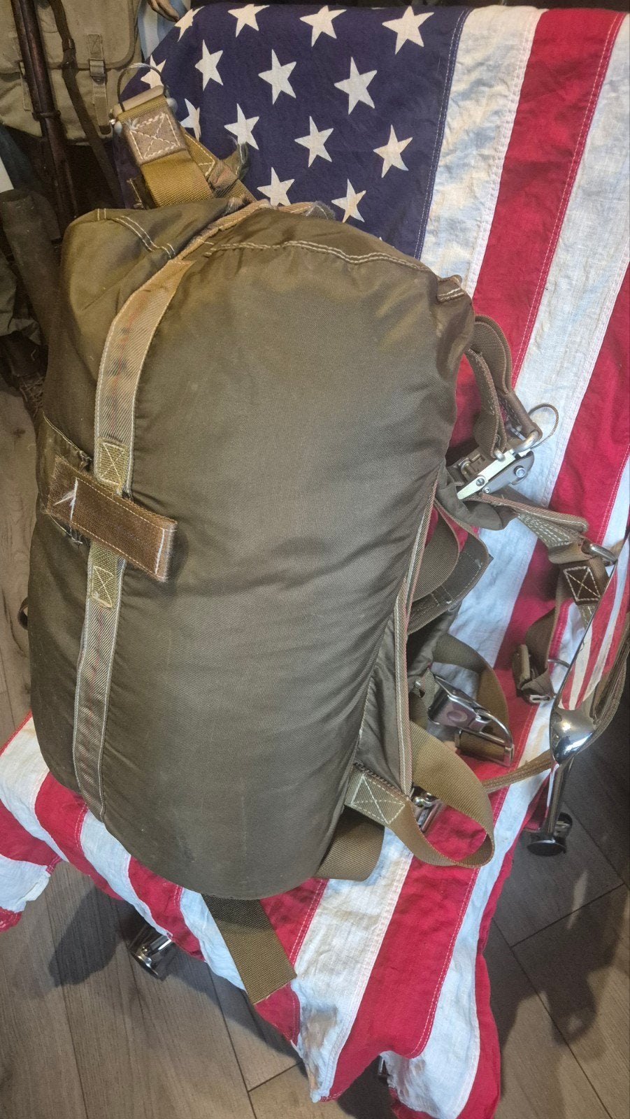 complete parachute set, Ophalen of Verzenden, Landmacht, Amerika