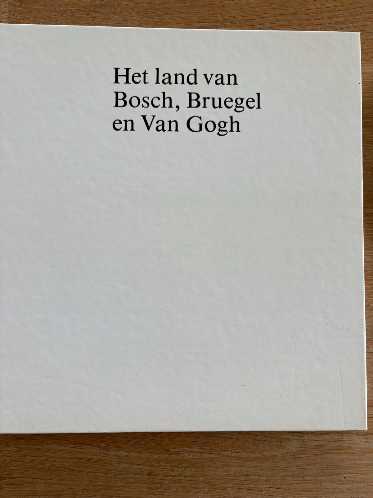 Het land van Bosch, Bruegel en Van Gogh - Fotoboek, Verzenden, Zo goed als nieuw, Fotografie algemeen