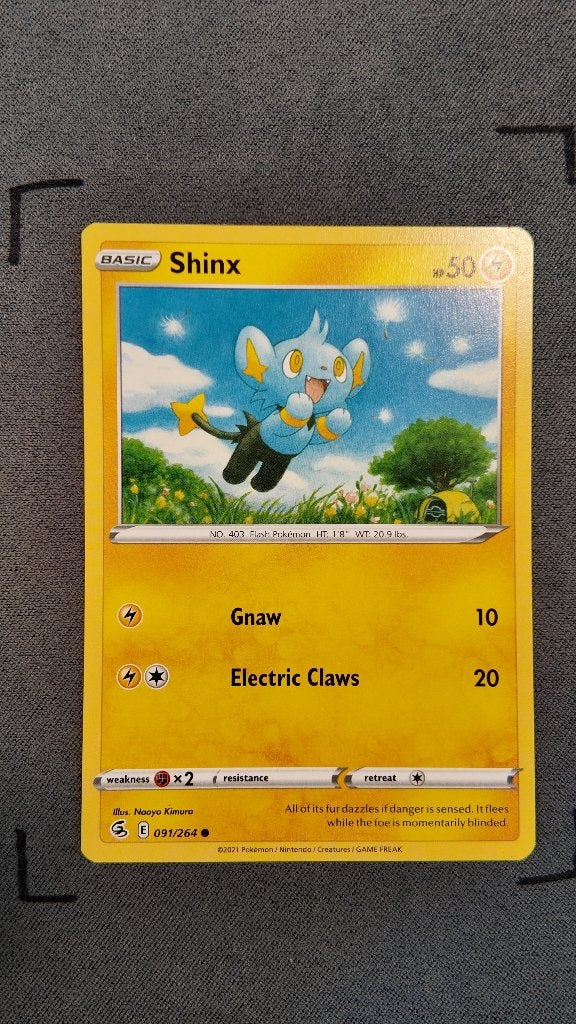 Shinx 91 Fusion Strike | Pokemon kaart, Ophalen, Zo goed als nieuw, Losse kaart