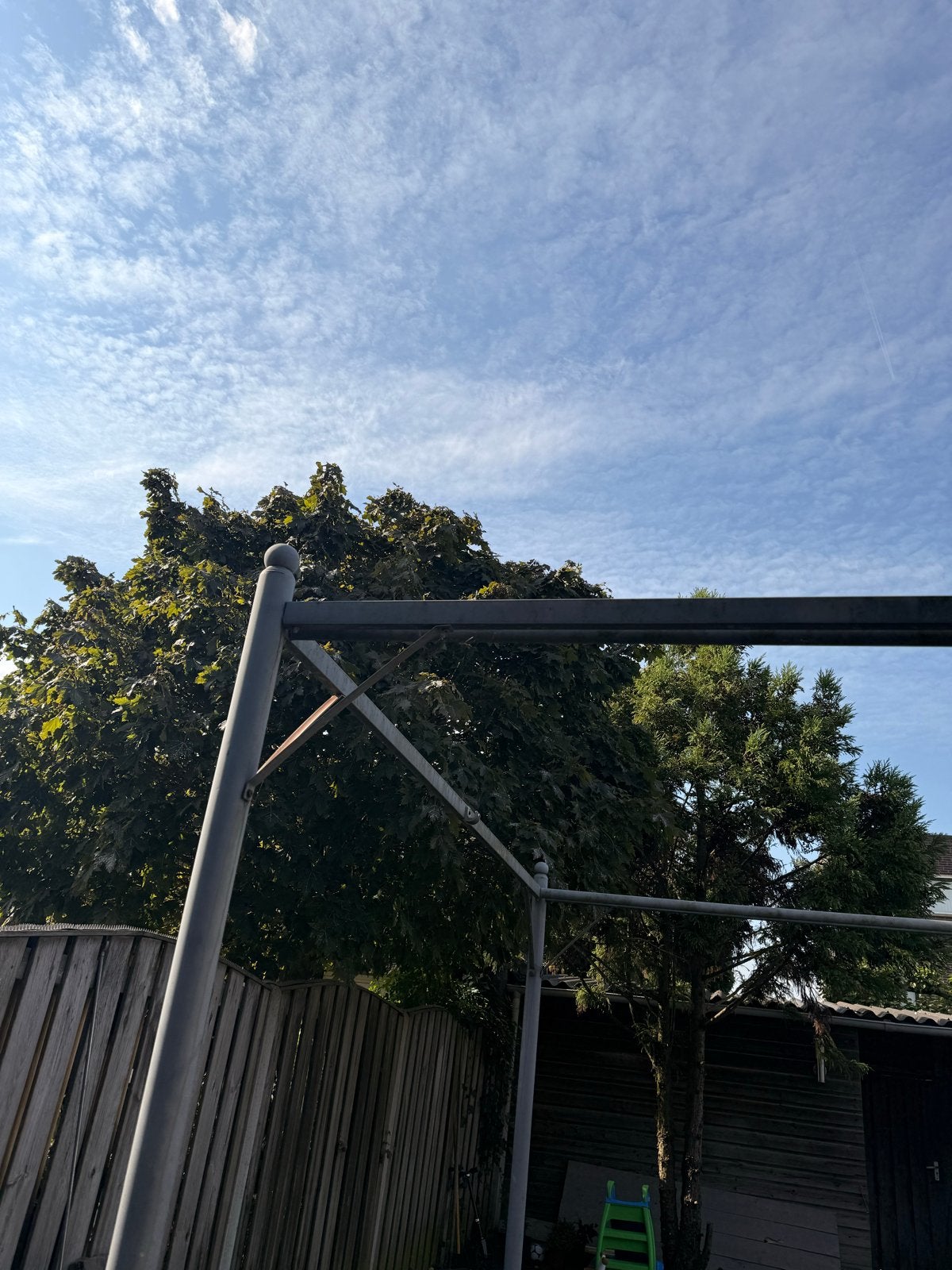 Grote stevige metalen pergola - zelf demonteren, Tuin en Terras, Ophalen, Gebruikt, Tuinpaviljoen