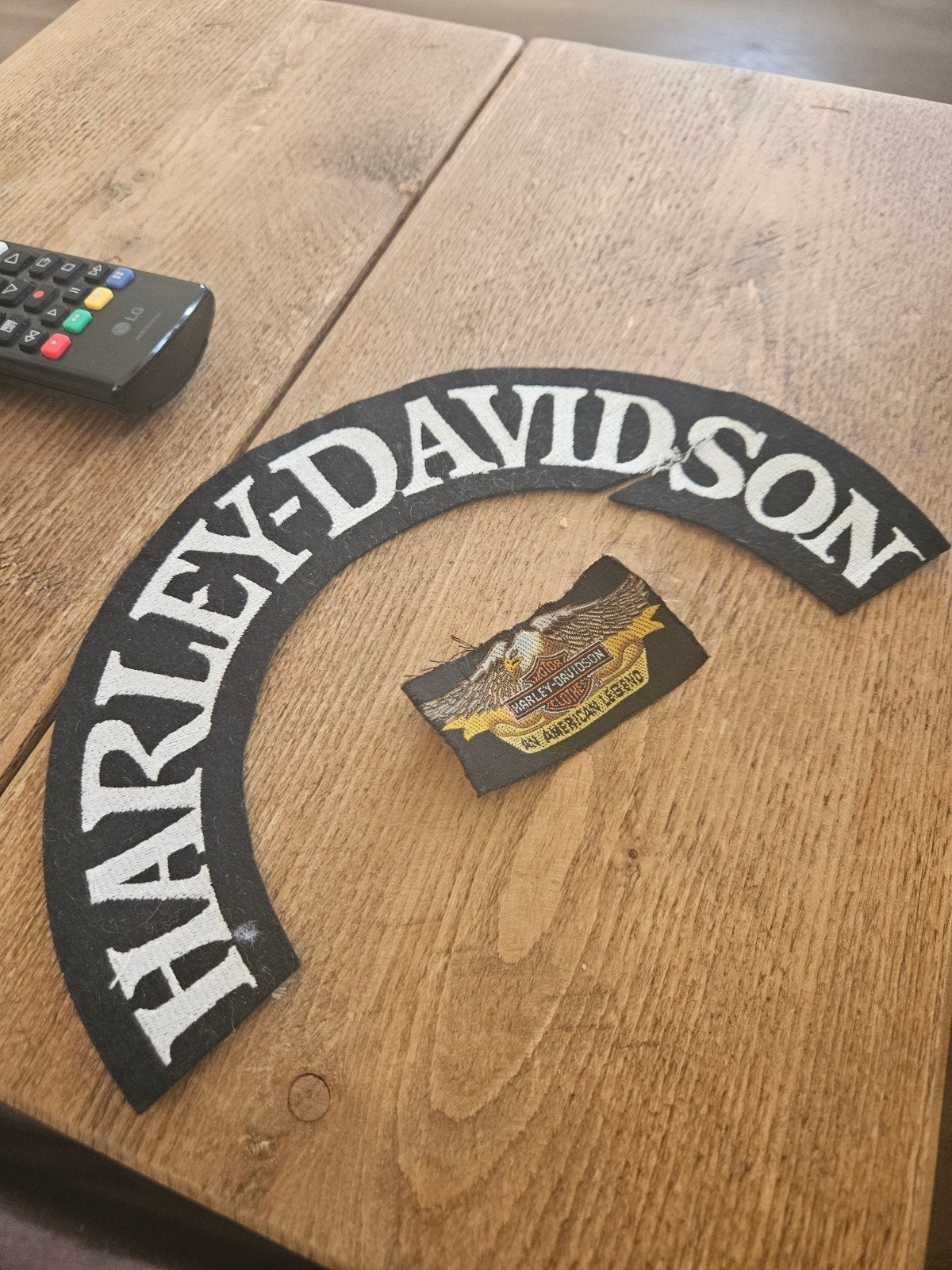 Harley Davidson opnaai embleem, Ophalen of Verzenden, Motoren