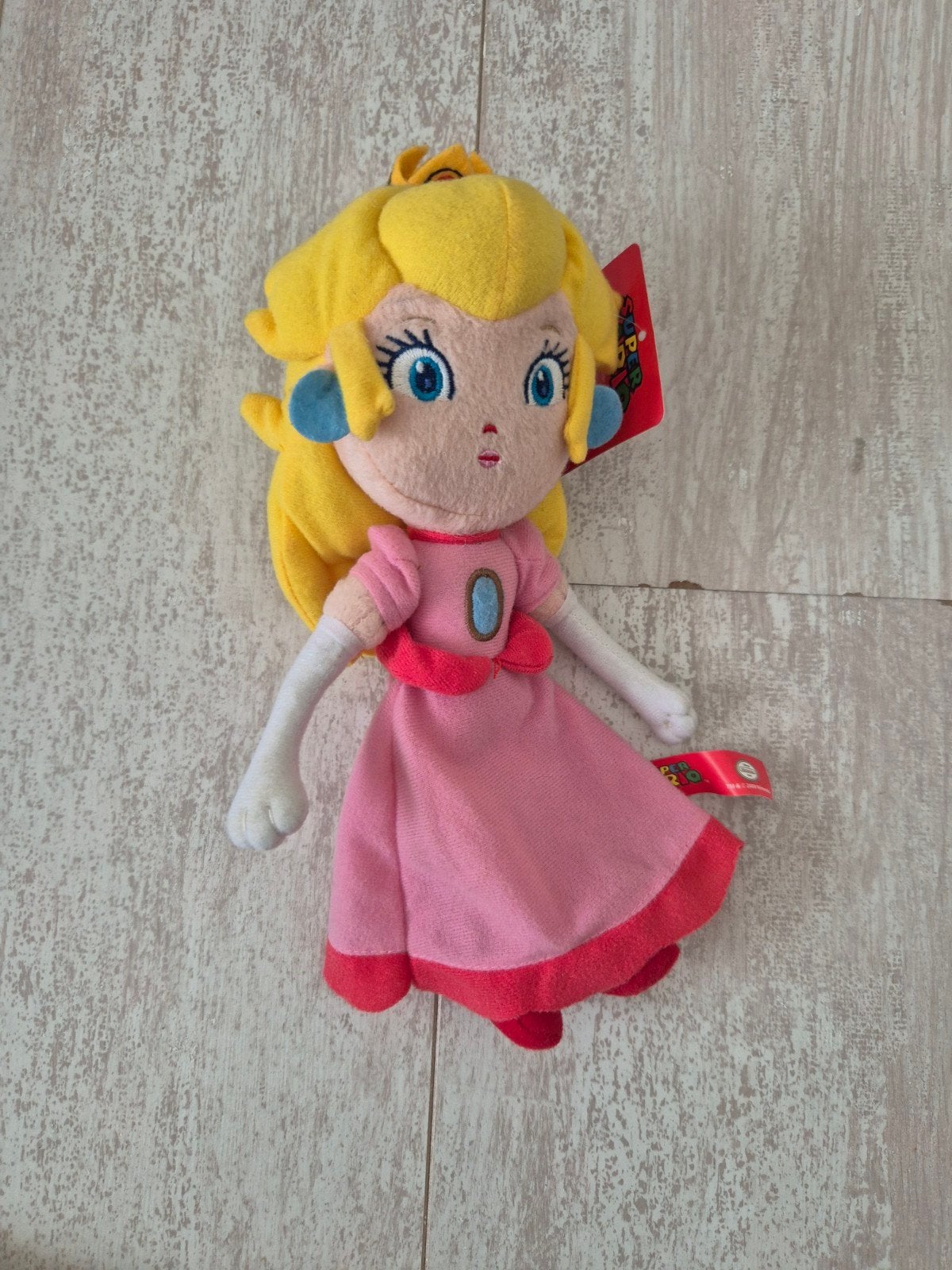 Princess Peach van Super Mario, Overige typen, Ophalen of Verzenden, Zo goed als nieuw, Middelgroot (20 tot 80 cm)
