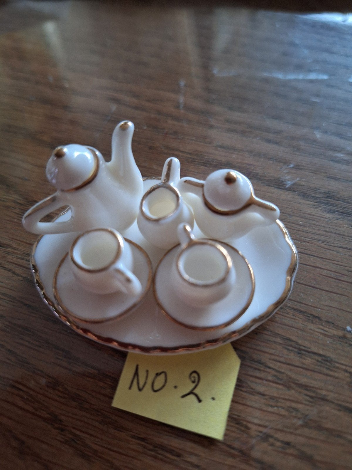 Miniatuur serviesje - decoratief theeservies, Ophalen of Verzenden