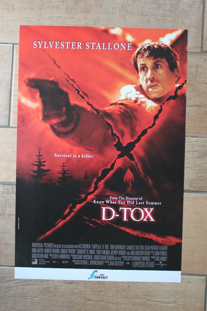 filmaffiche Sylvester Stallone D-Tox 2002 filmposter, Verzamelen, Posters, Rechthoekig Staand, Ophalen of Verzenden, Zo goed als nieuw