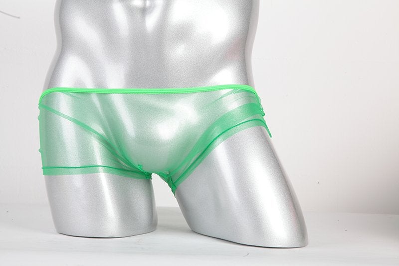 Groene doorzichtige heren boxer / sexy mannen onderbroek, Kleding | Heren, Verzenden, Groen, Boxer