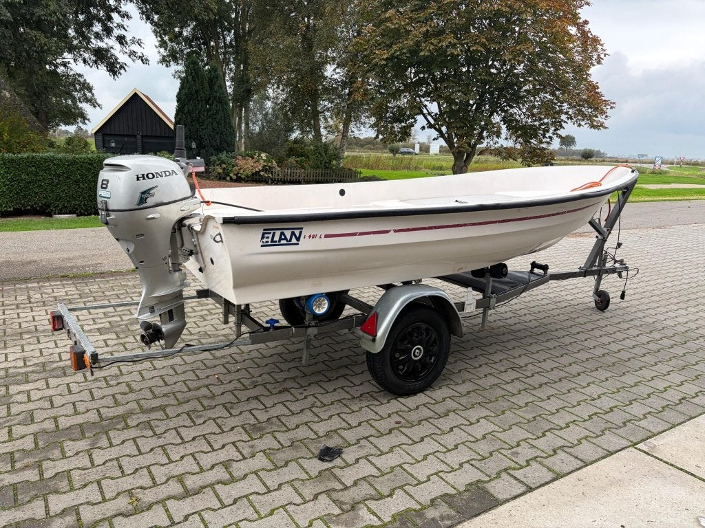 Verano 410 met Honda BF8 en trailer, Watersport en Boten, Overige merken, Gebruikt, 4 m, 2 m