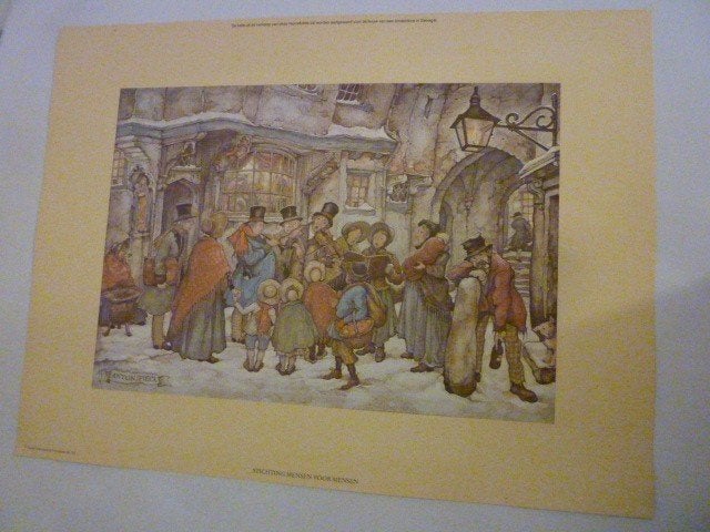 Anton Pieck - 5 Reprodukties, Antiek en Kunst, Ophalen of Verzenden