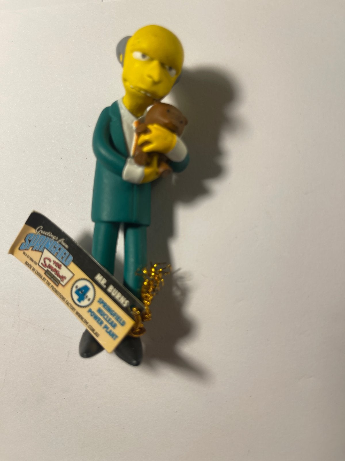 The Simpsons Mr. Burns met Bobo figuur - Serie 4, Verzenden, Zo goed als nieuw