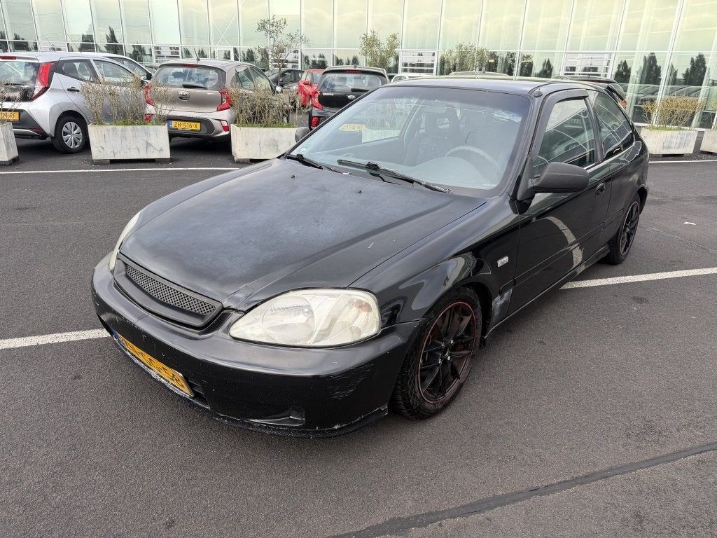 Honda Civic 1.4i Silverstone, Auto's, Voorwielaandrijving, 1396 cc, Zwart, Origineel Nederlands