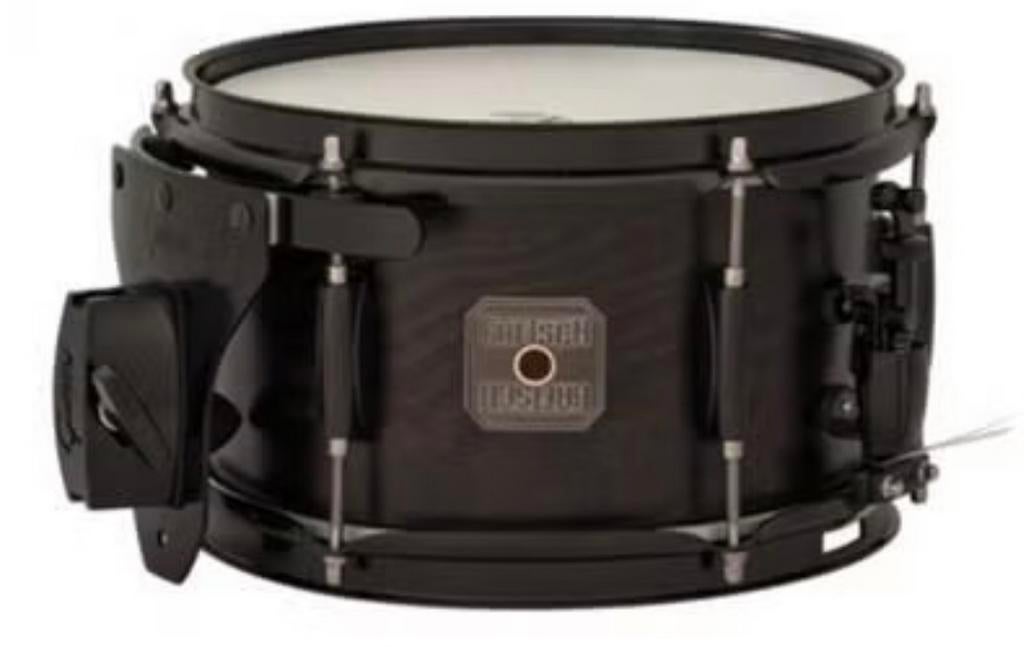 Gretsch side snare 10 S1-0610-ASHT met standaard, Ophalen of Verzenden, Zo goed als nieuw