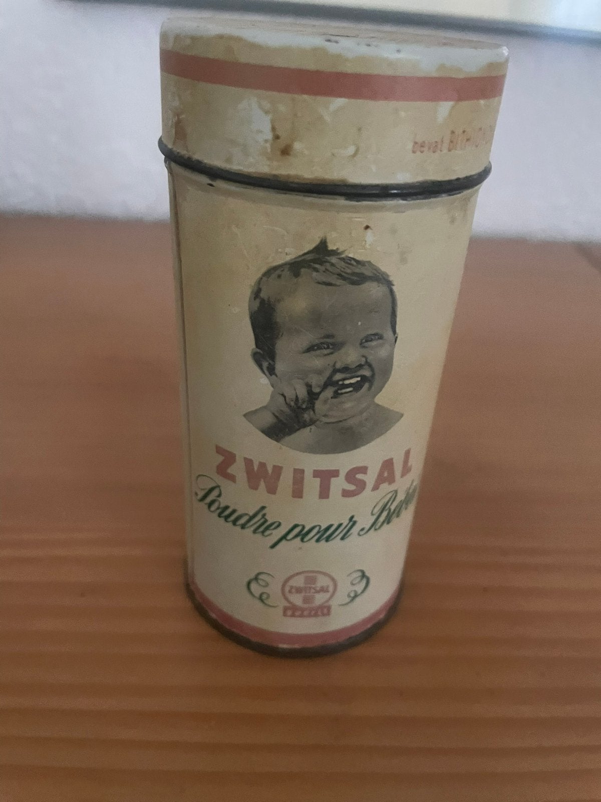 Vintage Zwitsal poederdoosje - Antiek babyartikel, Verzamelen, Ophalen of Verzenden, Gebruikt
