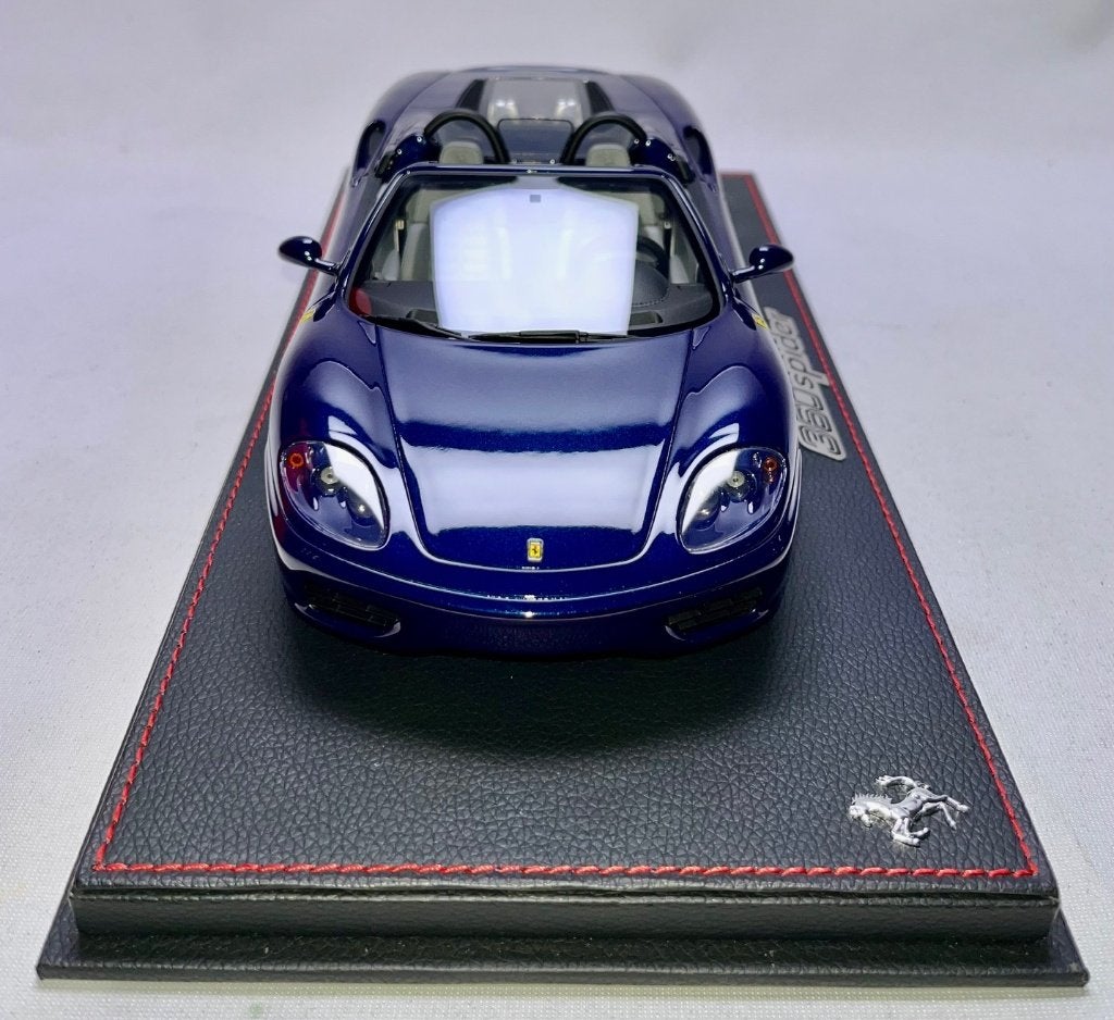 Ferrari 360 Modena Spider Blauw 1:18 P18233D van BBR, Ophalen of Verzenden, Nieuw, Auto, Overige merken