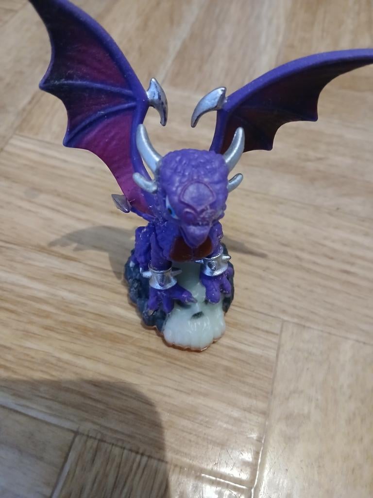 Spyro's Adventure Paarse Draak Cynder Purple Dragon, Ophalen of Verzenden, Gebruikt