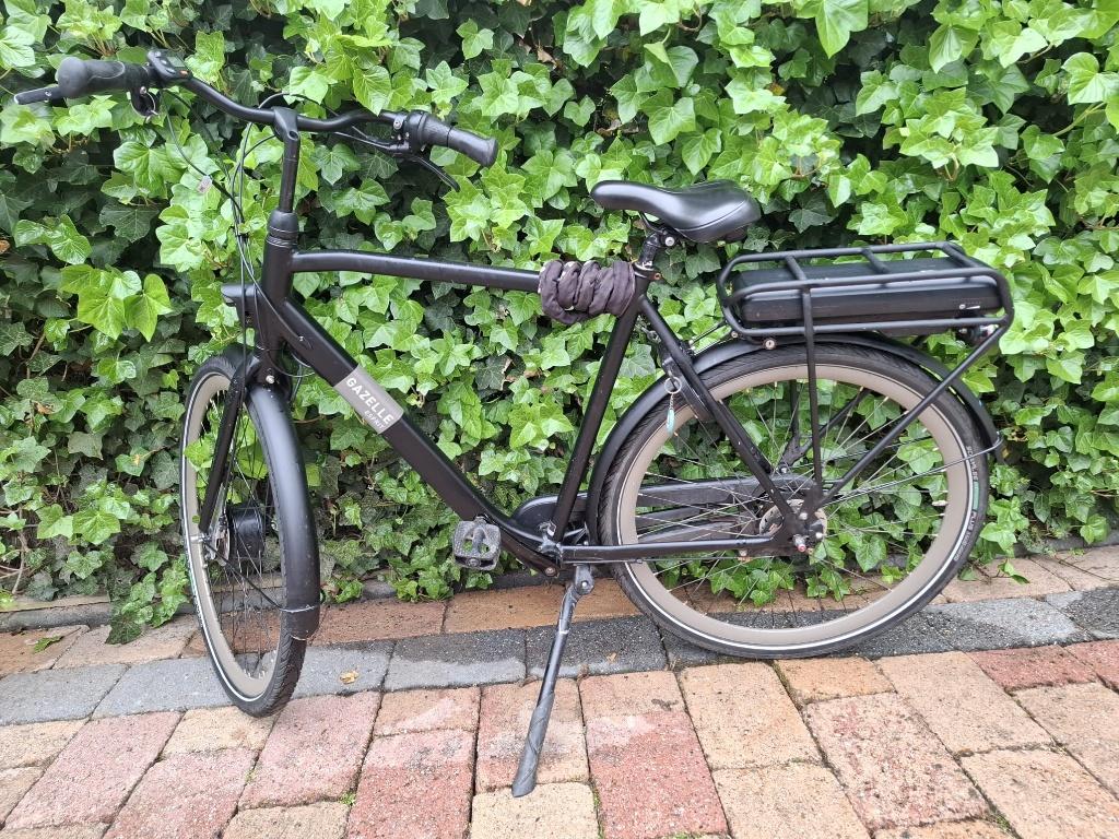 Elektrische Gazelle fiets, Fietsen en Brommers, Elektrische fietsen, Ophalen, Gebruikt, 55 tot 59 cm, Gazelle