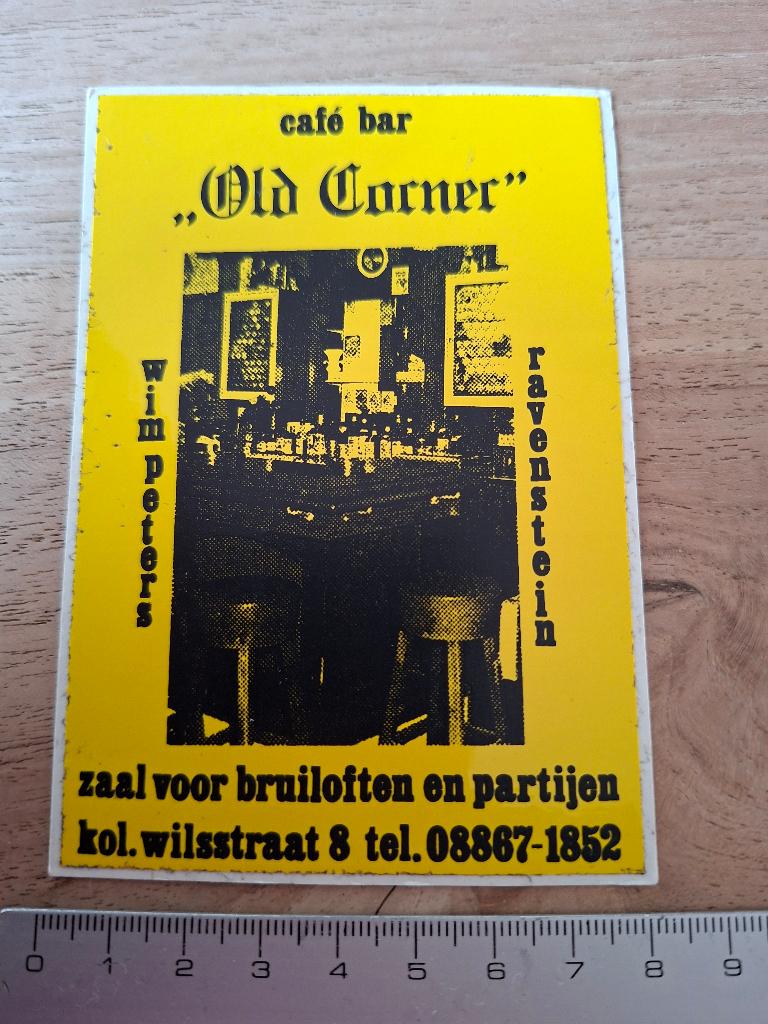 Sticker Ravenstein, Ophalen of Verzenden, Zo goed als nieuw, Overige typen