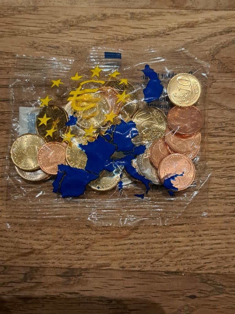 Te koop. Origineel introductie zakje euromunten, € 25, 00, Postzegels en Munten, Ophalen of Verzenden, Overige materialen