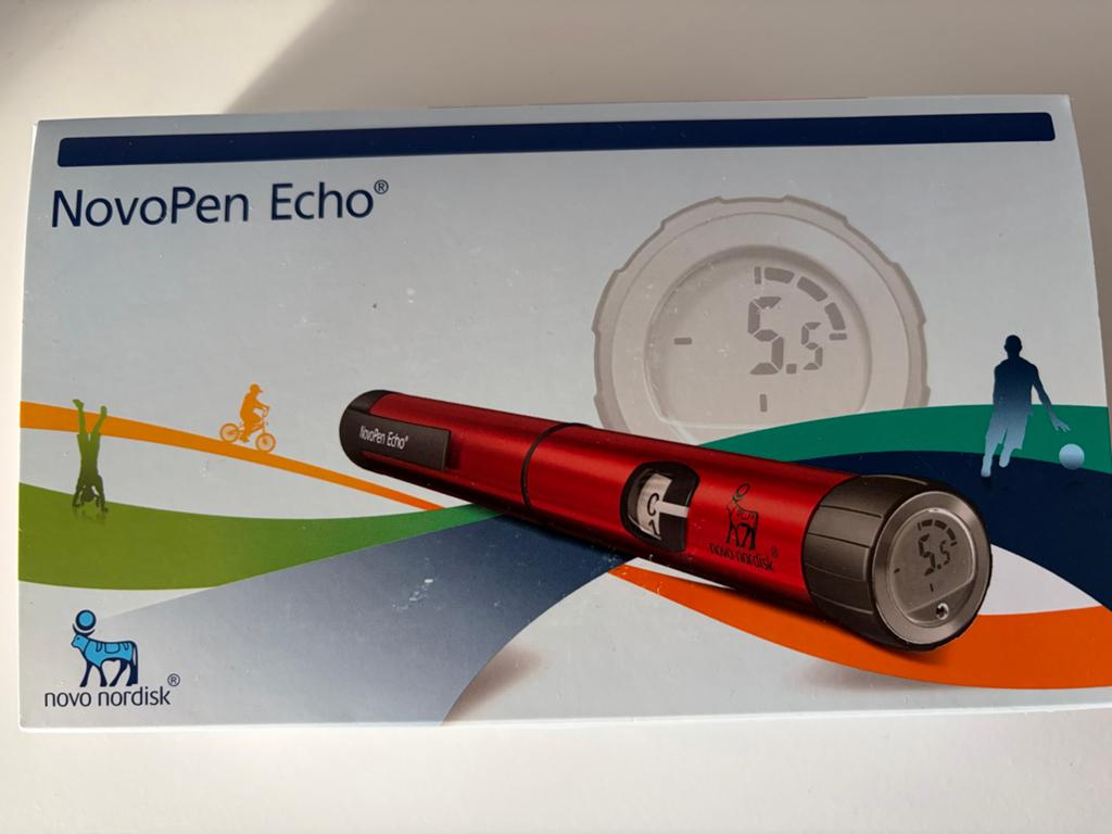 NovoPen Echo Nieuw! 3 stuks (blauw en Rood), Ophalen of Verzenden, Nieuw, Overige typen
