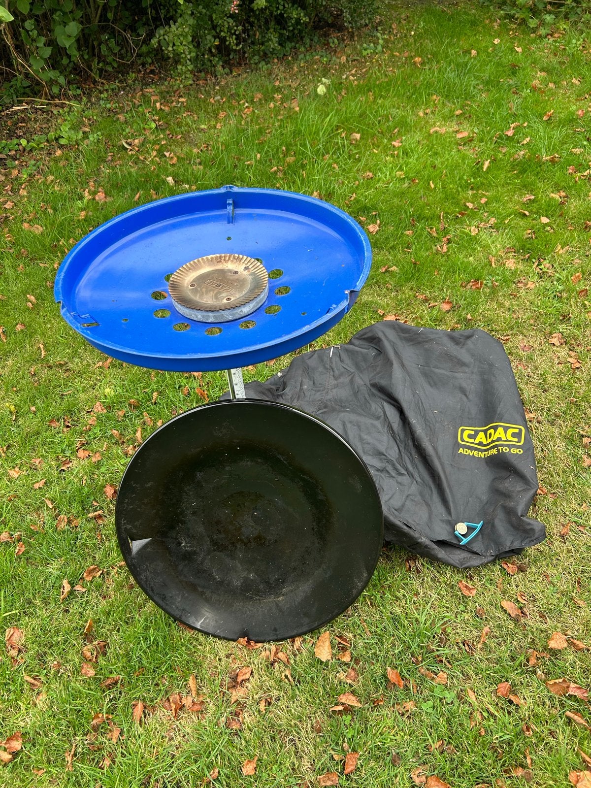 CADAC Skottelbraai met gasfles en draagtas, Ophalen of Verzenden, Gebruikt