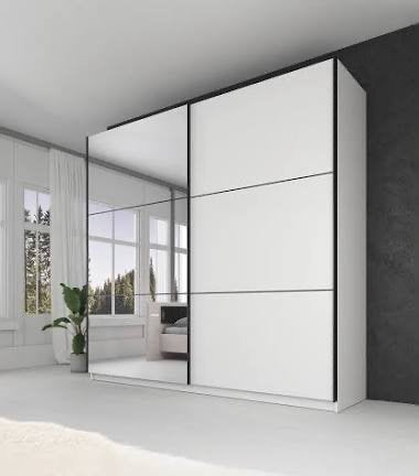 Reparatie Nolte kledingkasten garderobekast verzakte spiegel, Huis en Inrichting, Kasten | Kledingkasten, Glas, 150 tot 200 cm