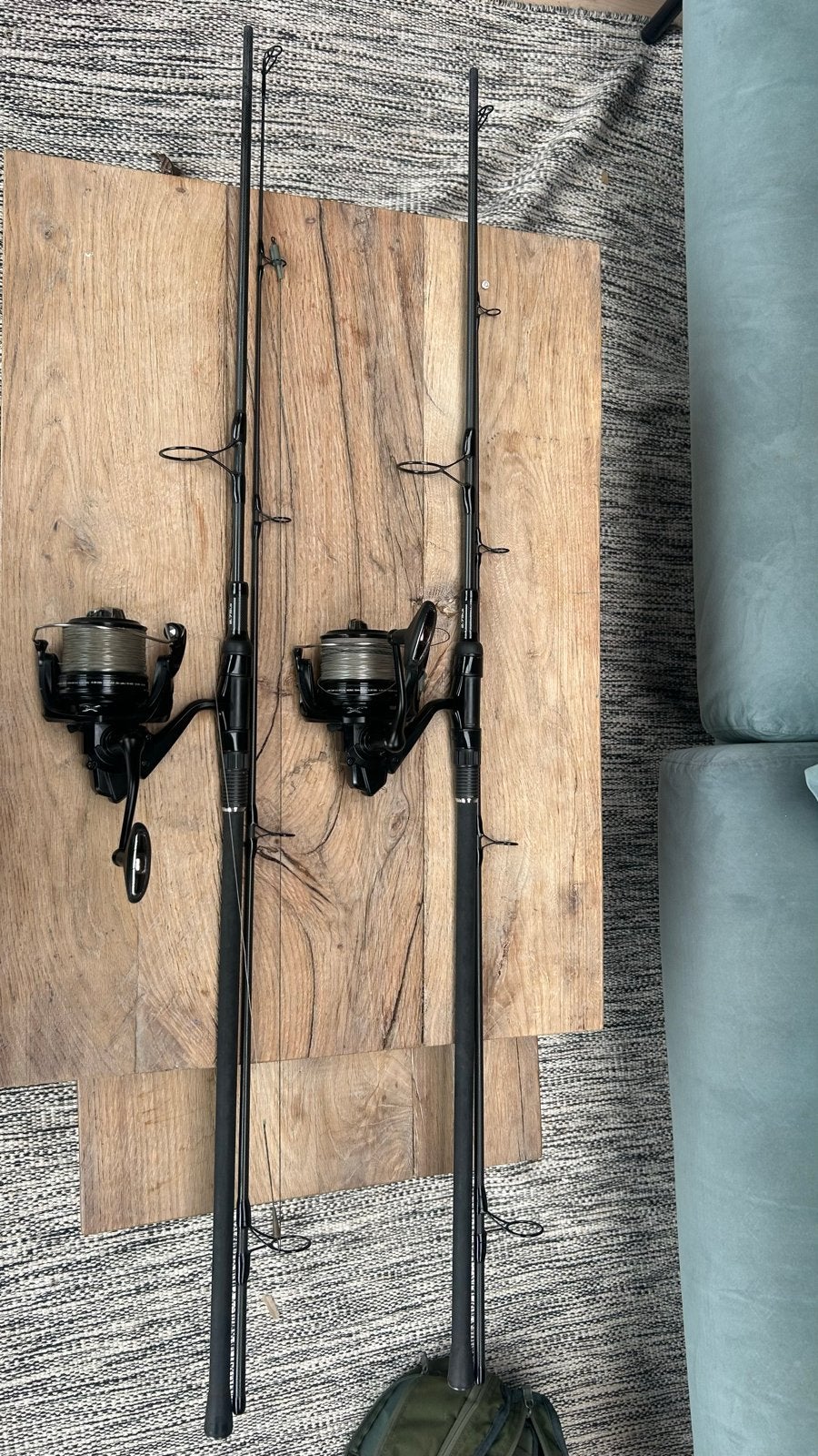 Nash Scope 9ft 2.75lb Karperhengels met Molens, Ophalen, Zo goed als nieuw, Werphengel