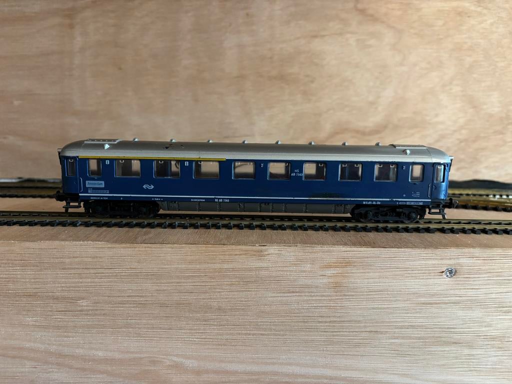 Fleischmann HO 5154, Overige merken, Gebruikt, Gelijkstroom of Wisselstroom, Wagon