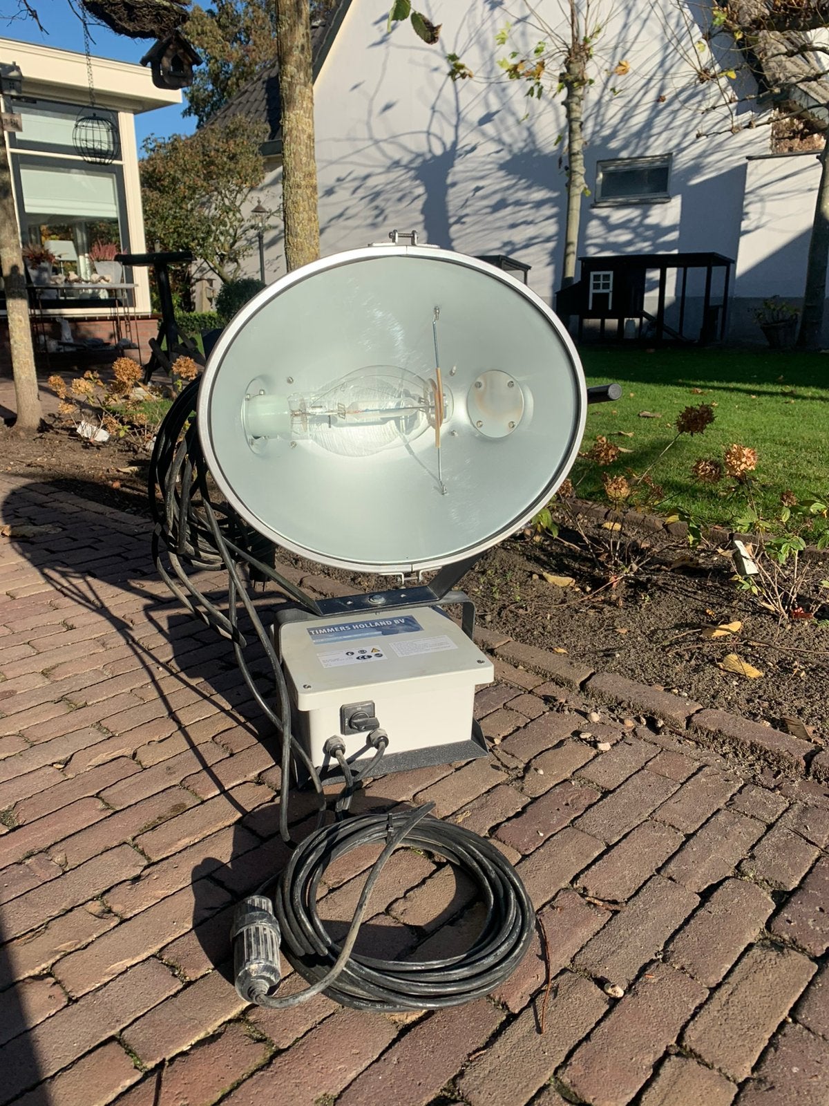 Z.g.a.n. Bouwlamp gasdamplamp gaslamp lamp 1000 watt, Doe-het-zelf en Verbouw, Bouwverlichting, Ophalen of Verzenden, Zo goed als nieuw