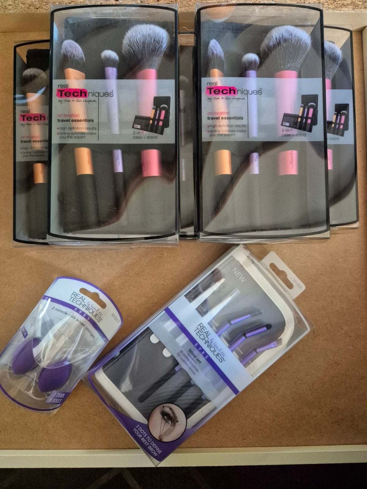 Kleine partij Real Techniques, Sieraden, Tassen en Uiterlijk, Uiterlijk | Cosmetica en Make-up, Ophalen, Nieuw, Gehele gezicht