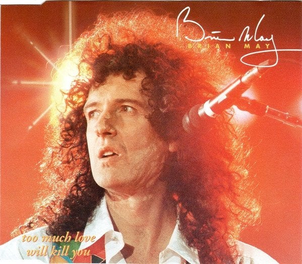 BRIAN MAY CD SINGLE TOO MUCH LOVE WILL KILL YOU QUEEN, Ophalen of Verzenden, Zo goed als nieuw, Pop