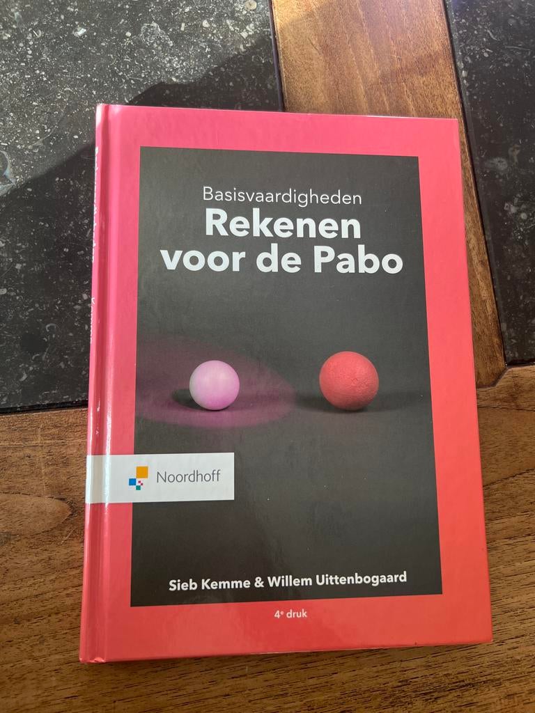 Basisvaardigheden Rekenen voor de Pabo 4e druk, Ophalen of Verzenden, Beta, Zo goed als nieuw, HBO