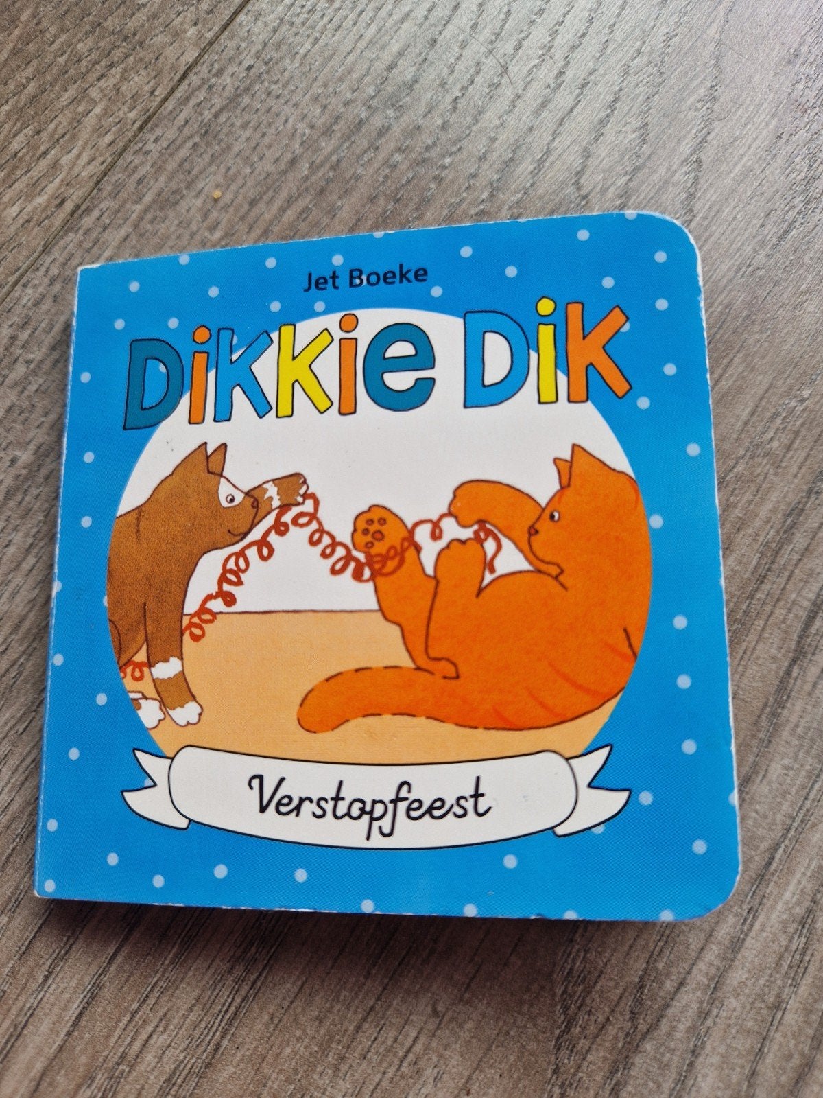 Dikkie Dik Verstopfeest - Jet Boeke kartonboekje, Ophalen, Gelezen, Jet Boeke, 0 tot 6 maanden