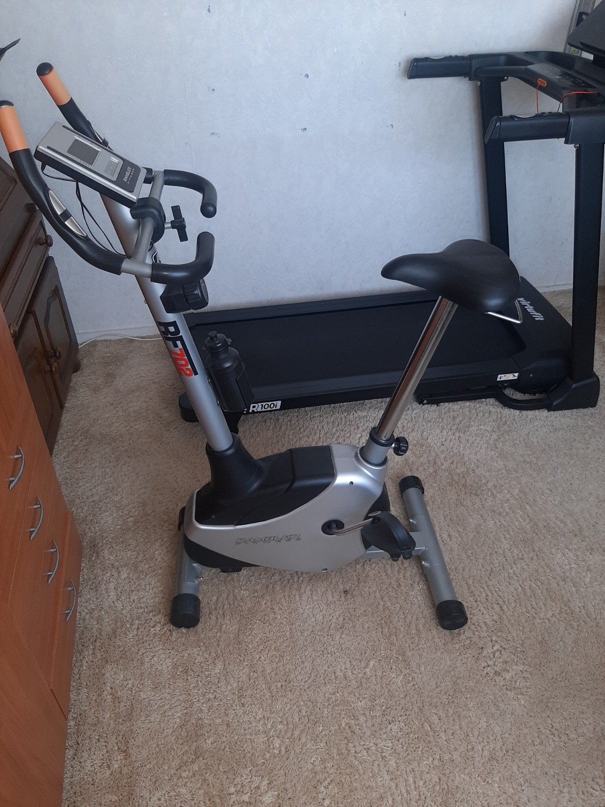 Rambler RF702 Hometrainer - Perfect voor Thuis Fitness, Ophalen, Gebruikt, Metaal, Benen