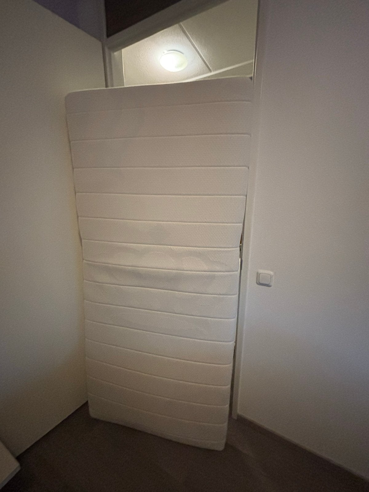 Auping matras, zeer schoon wegens verhuizing en samenwonen, Huis en Inrichting, Ophalen of Verzenden, Zo goed als nieuw, Eenpersoons