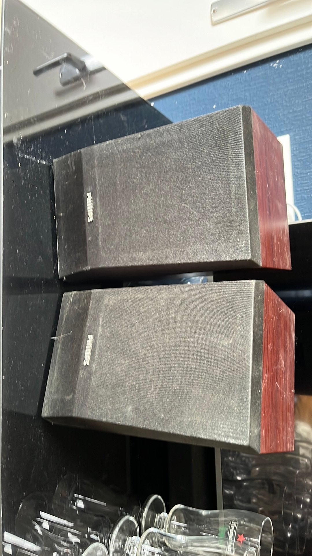 Philips MCM204 Boekenplank Speakers - Gebruikt, Ophalen, Philips, Gebruikt, Minder dan 60 watt