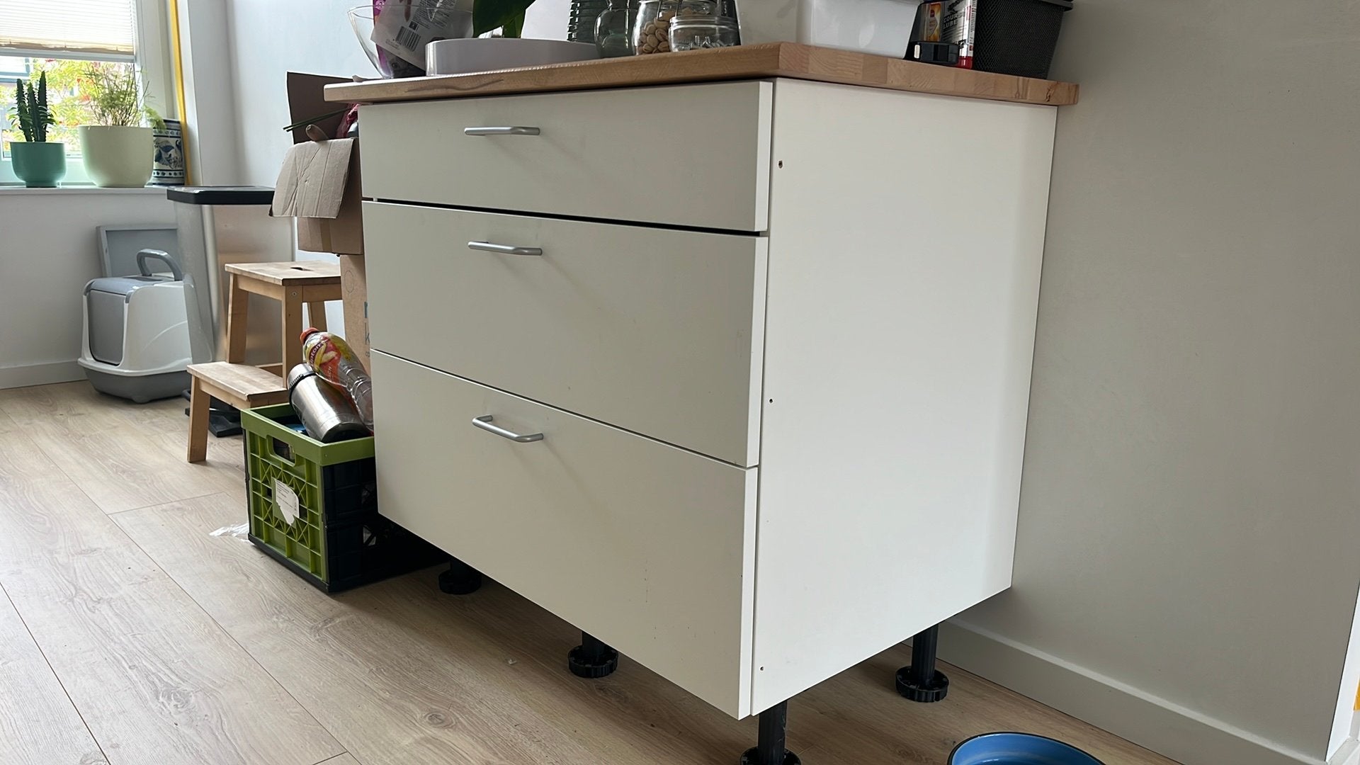 Keukenkastjes met laden Bruynzeel, Ophalen, 50 tot 100 cm, Zo goed als nieuw, Minder dan 100 cm