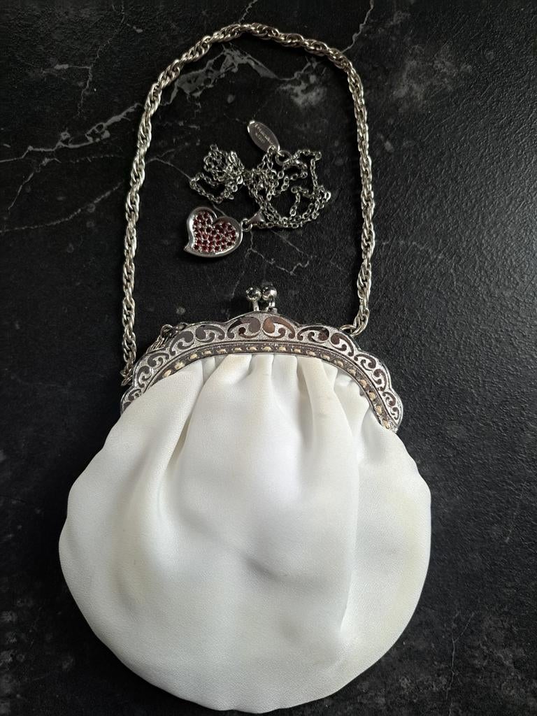 Tasje + ketting zilver, Ophalen of Verzenden, Zilver, Zilver