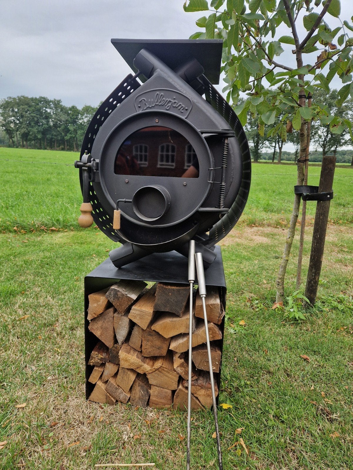 Bullerjan 00 - 6KW Houtkachel, Ophalen, Gebruikt, Houtkachel, Vrijstaand