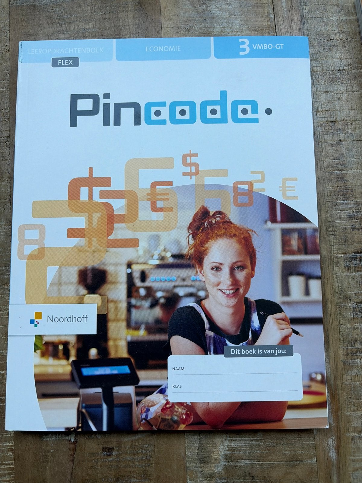Nieuw! Pincode Economie 3 VMBO-GT Leeropdrachtenboek FLEX, Ophalen of Verzenden, Nieuw, VMBO, Economie
