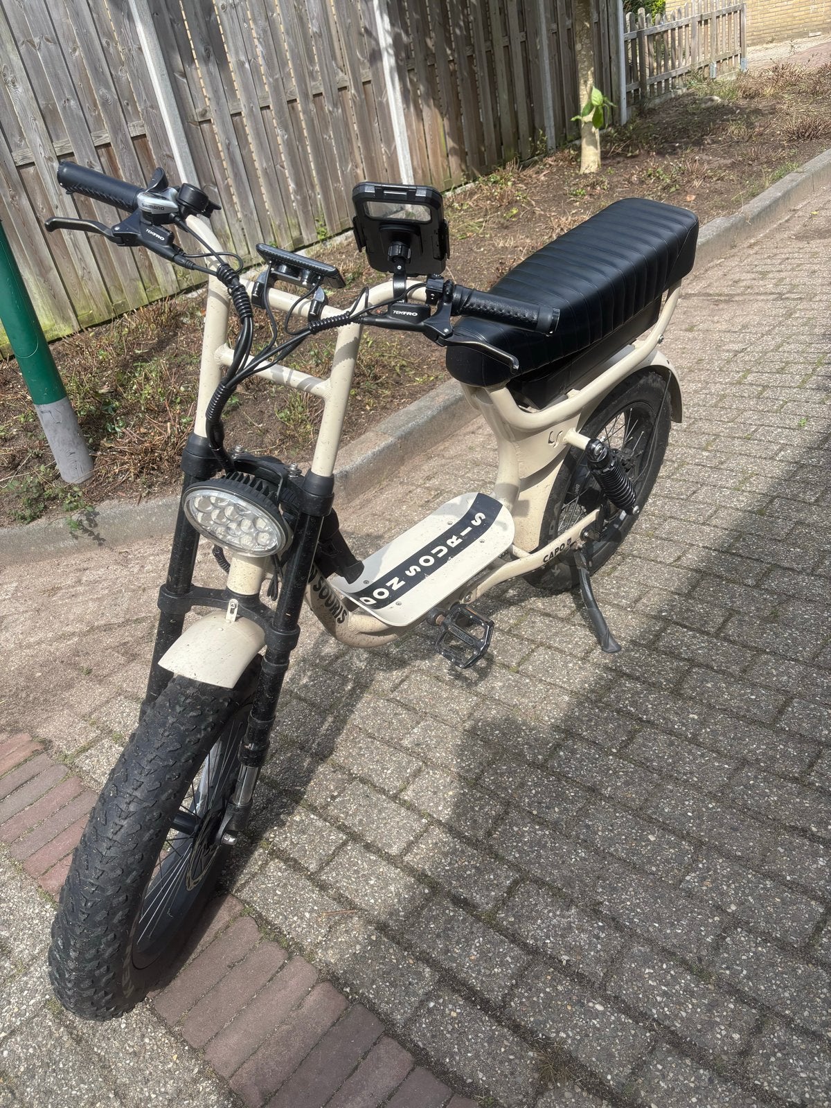 Fatbike Capo Matte Desert Sand - Beste koop 2026, Minder dan 49 cm, Zo goed als nieuw, Schijfrem, Ophalen