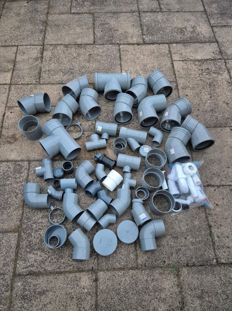 PVC hulpstukken (partij), Ophalen, Pvc, Overige typen, Nieuw