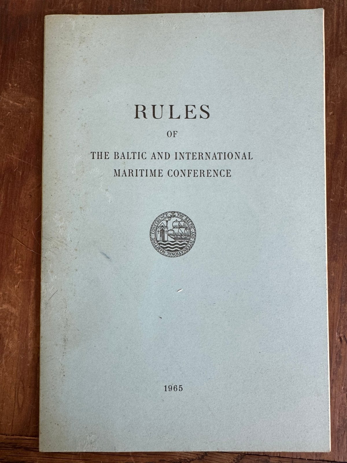 Regels van de Baltische en Internationale Maritieme Conferen, Ophalen of Verzenden, Gebruikt, Boek of Tijdschrift