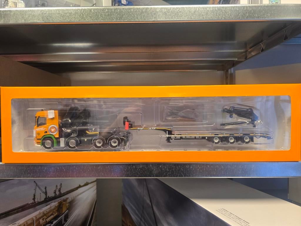 WSI Models, Holtrop vd Vlist Scania R Normal CR20N 8x4, Verzenden, Nieuw, Bus of Vrachtwagen, Wsi