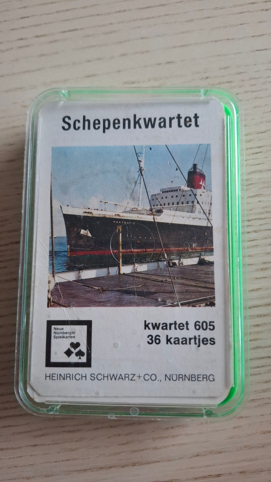 Technisch Schepenkwartet - Vintage Kaartspel, Ophalen of Verzenden, Gebruikt